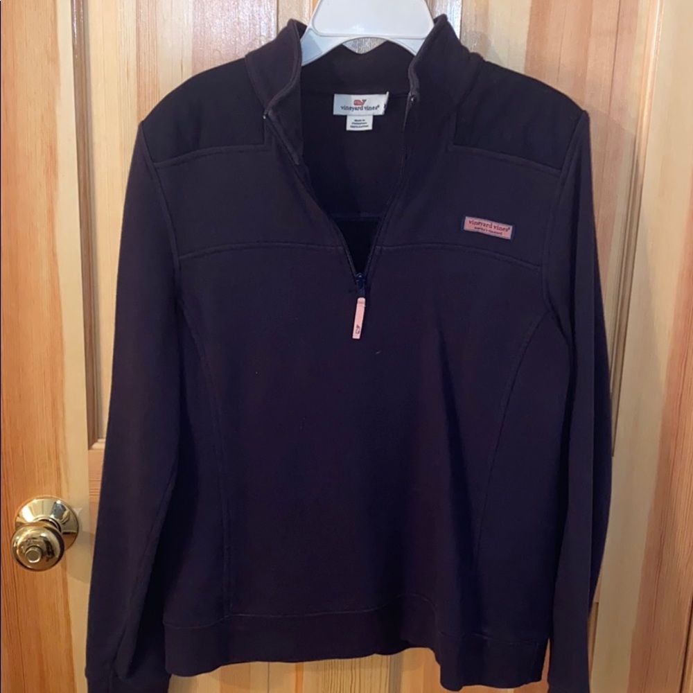WOMENS VINEYARD VINES QUARTER ZIP IN NAVY